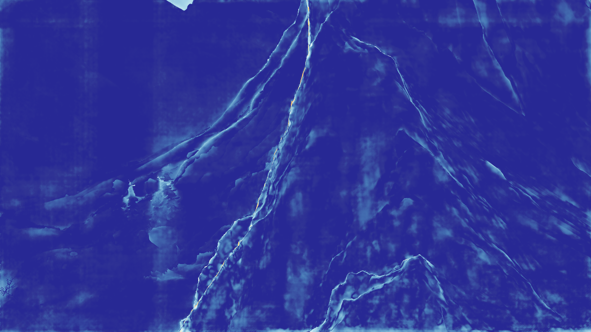 grayscale visualization of optical flow error