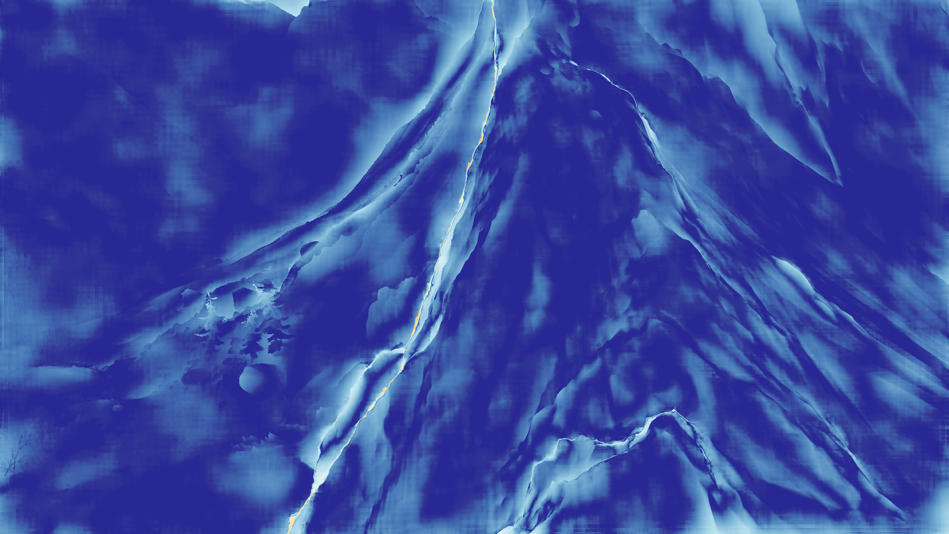 grayscale visualization of optical flow error