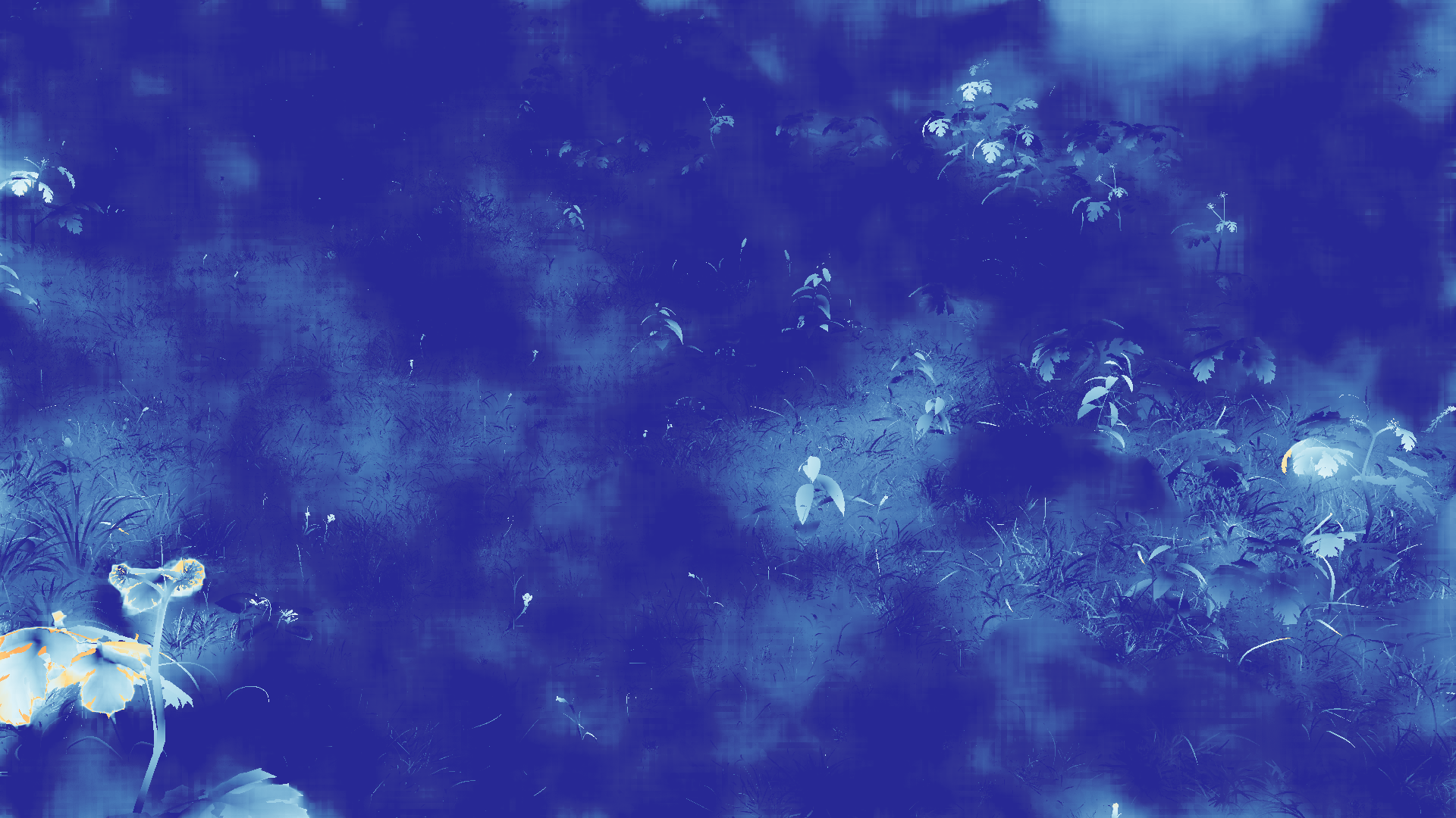 grayscale visualization of optical flow error