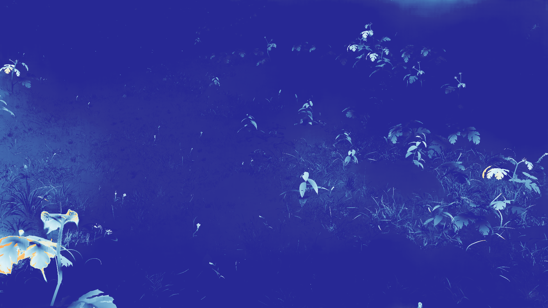 grayscale visualization of optical flow error