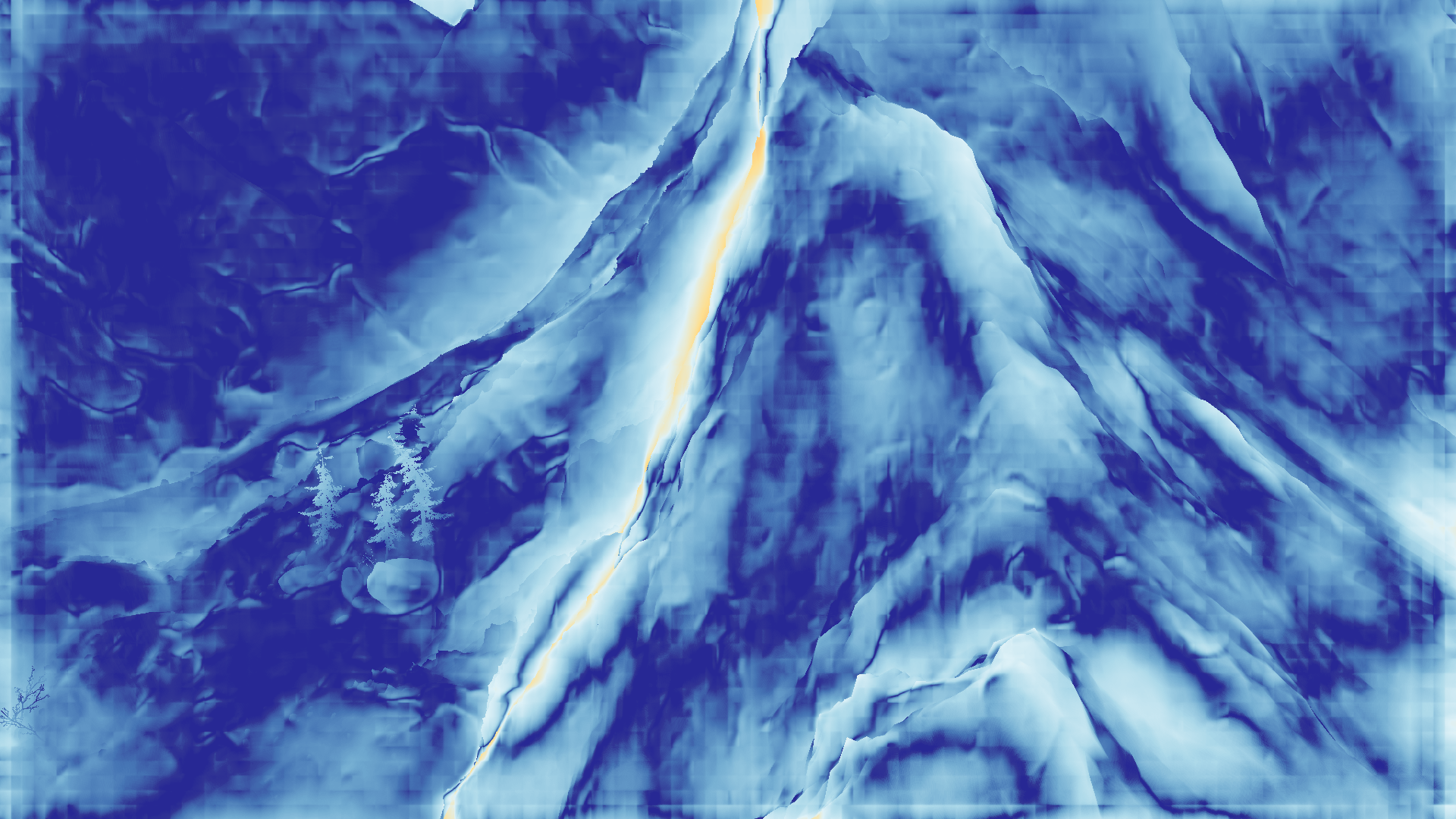 grayscale visualization of optical flow error