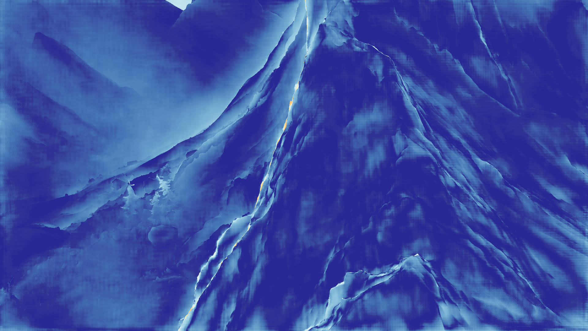 grayscale visualization of optical flow error