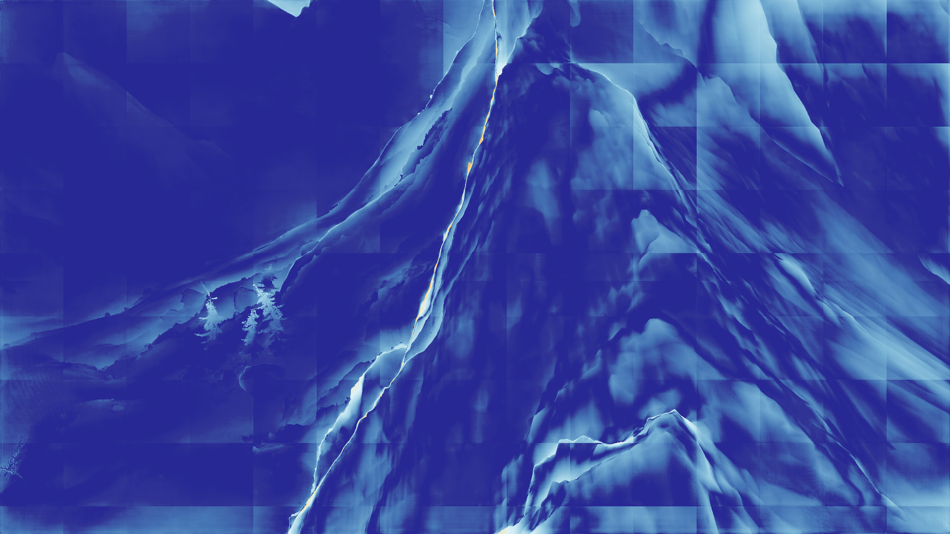 grayscale visualization of optical flow error