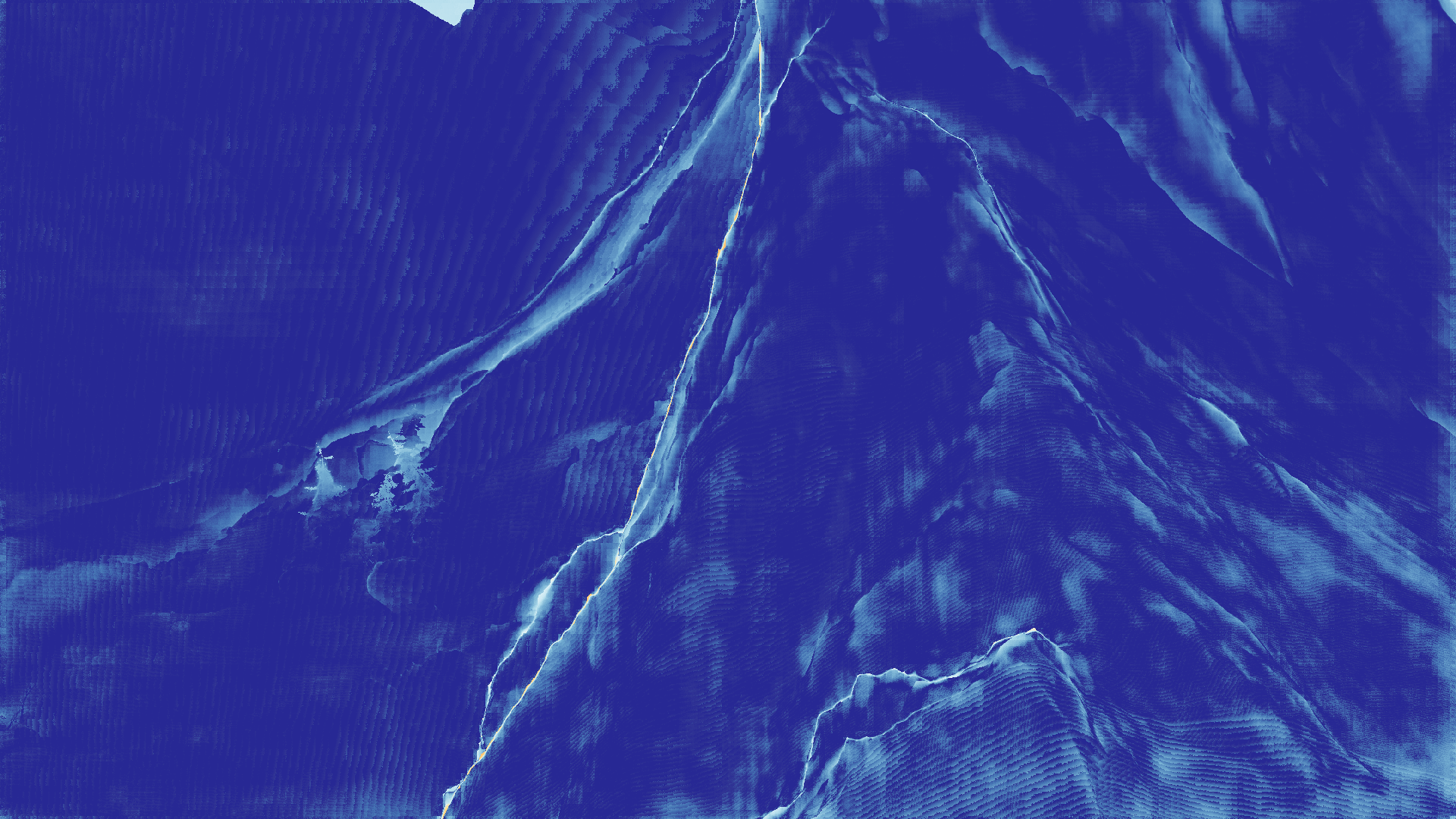 grayscale visualization of optical flow error