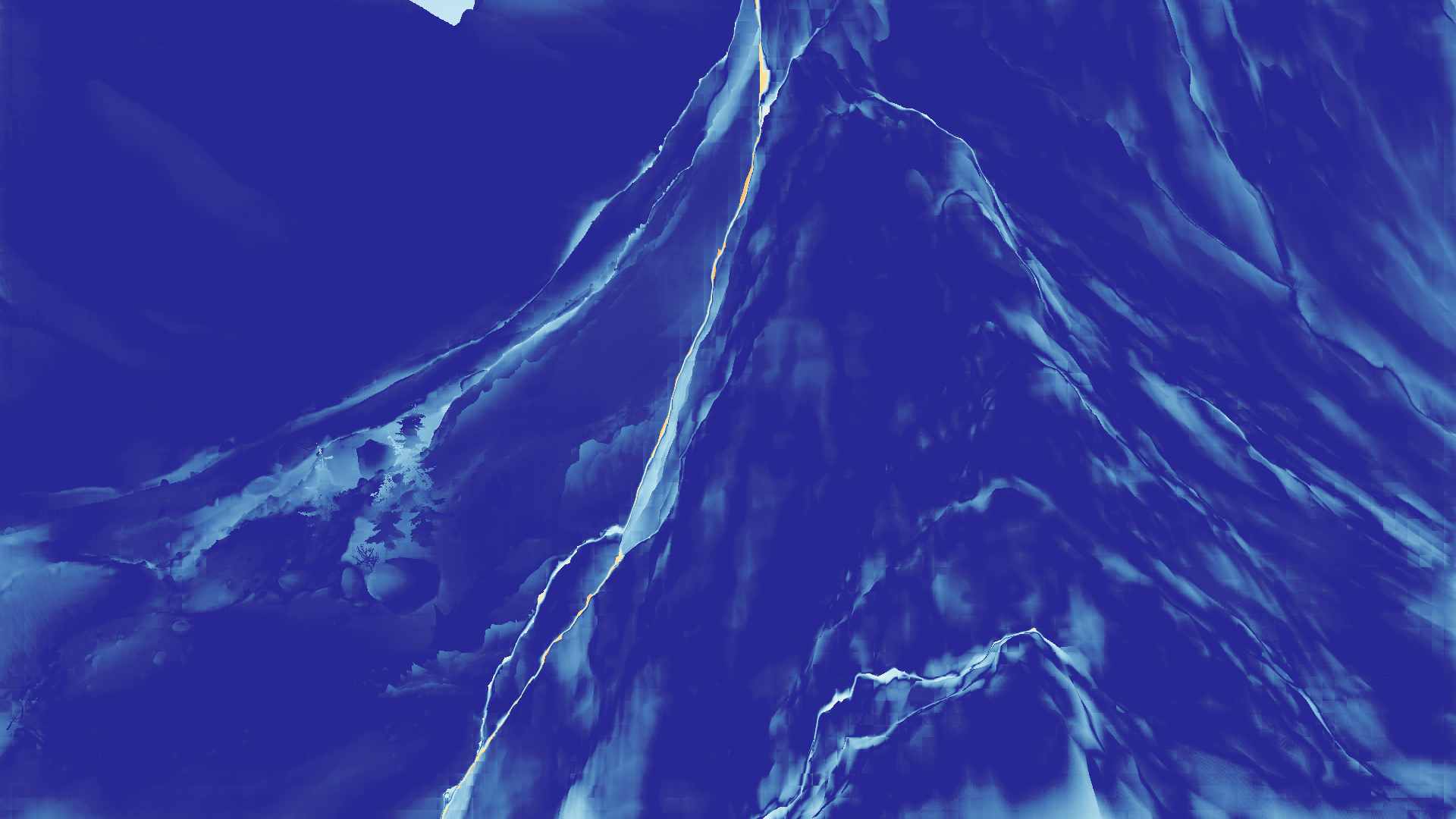 grayscale visualization of optical flow error