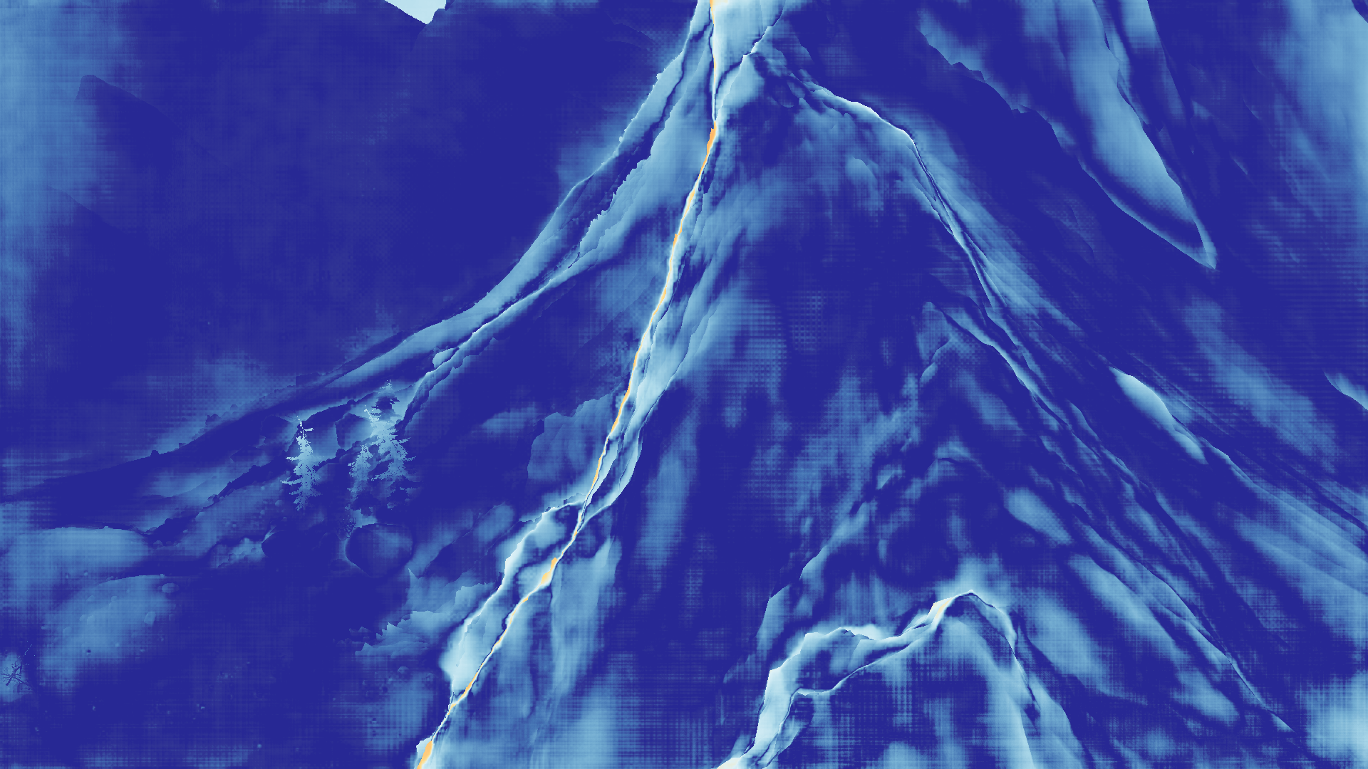 grayscale visualization of optical flow error