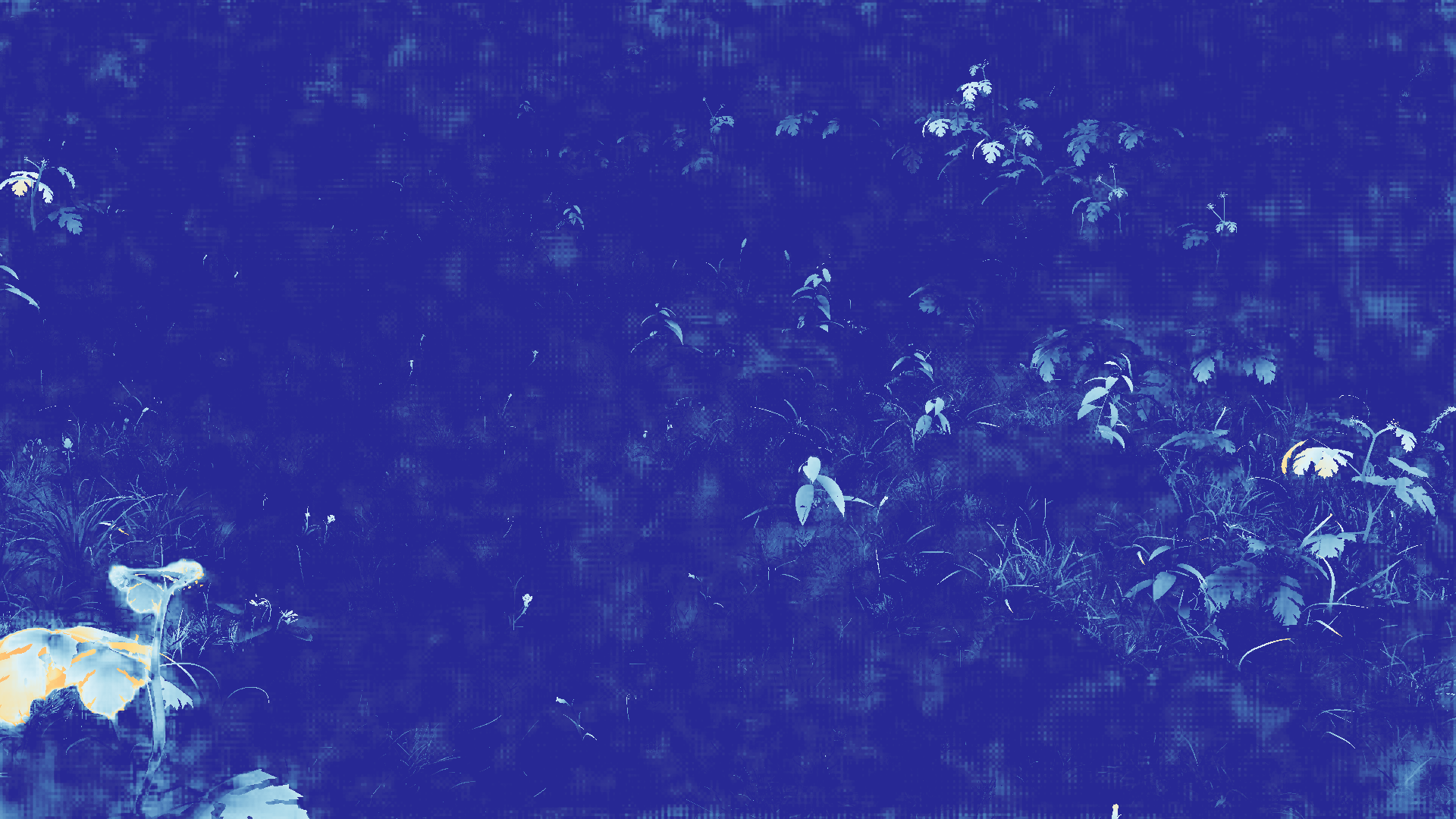 grayscale visualization of optical flow error